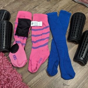 Size XS shin socks and shin guards